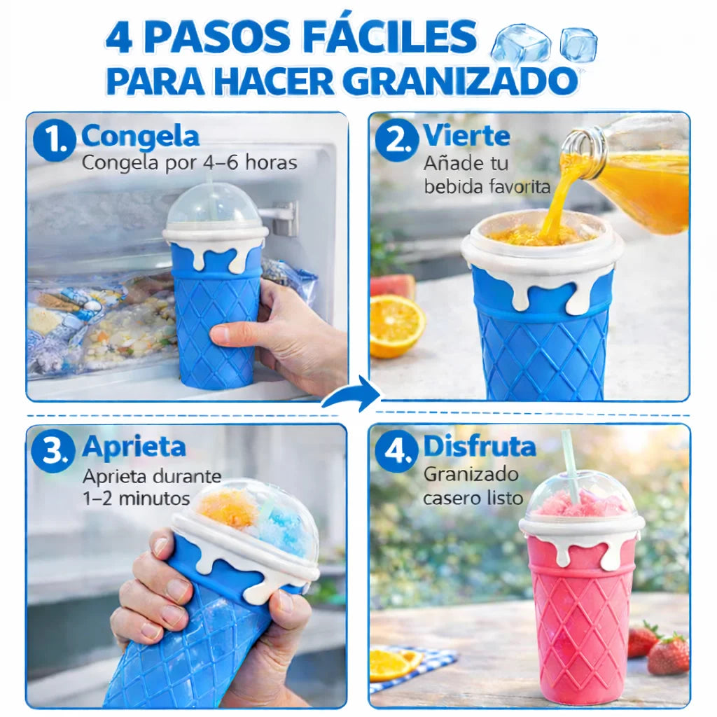 Chill Cup™ | Convierte cualquier bebida en granizado en minutos